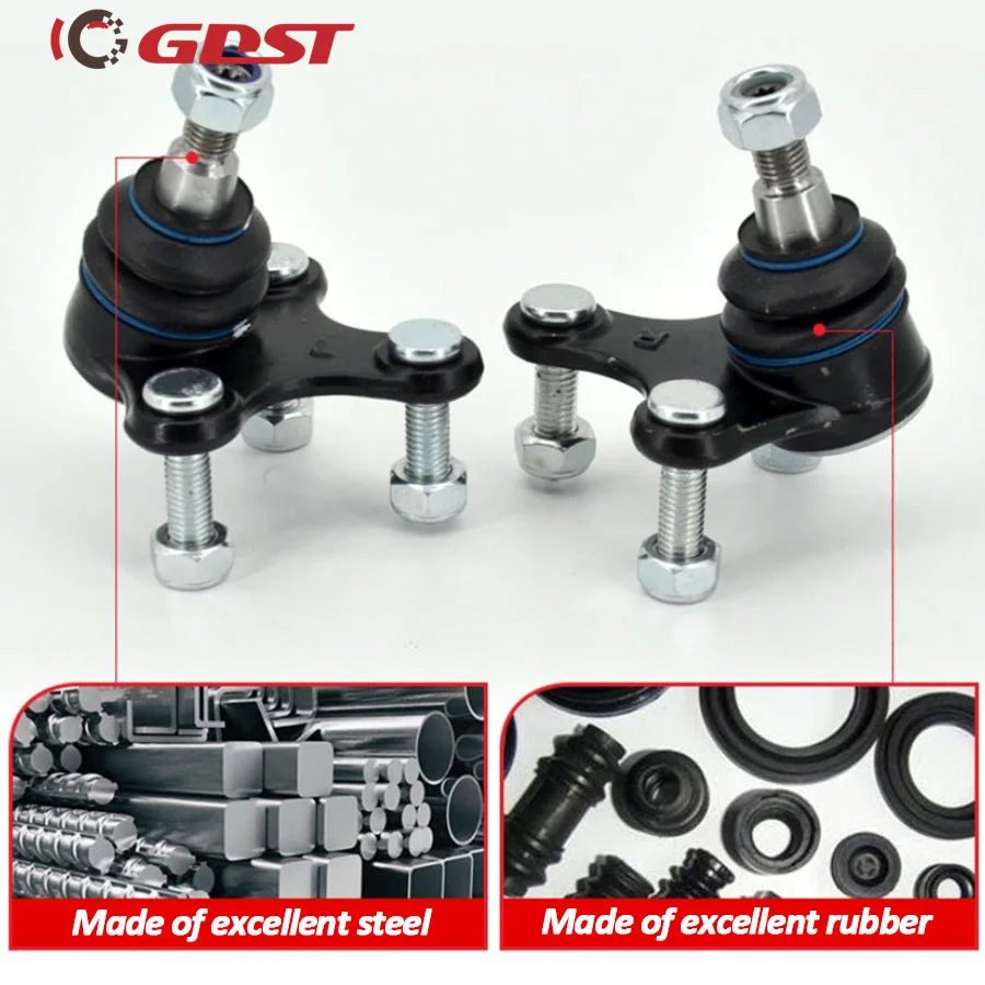 Front Lower Ball Joints (Pair) For Buick, Pontiac, Cadillac, Chevy, Oldsmobile - By Detroit Axle - 10-Year Warranty