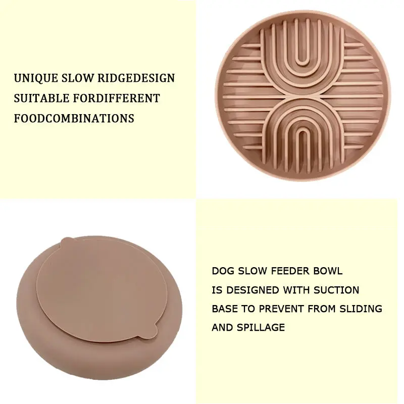 Wholesale Round Dog Lick Bowl Mat Silicone Lick Mat For Dogs And Cats