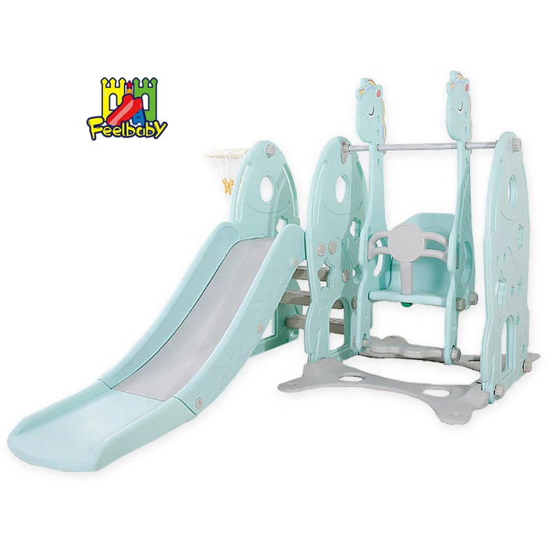 Feelbaby Крытая пластиковая игровая площадка детская игрушка качели и