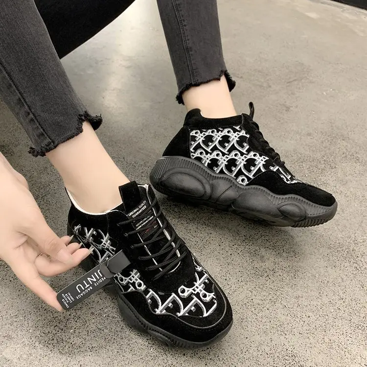 Модный тренд для дома и улицы Нечеткие; Ботильоны; Женская обувь; Женские зимние ботинки женщин