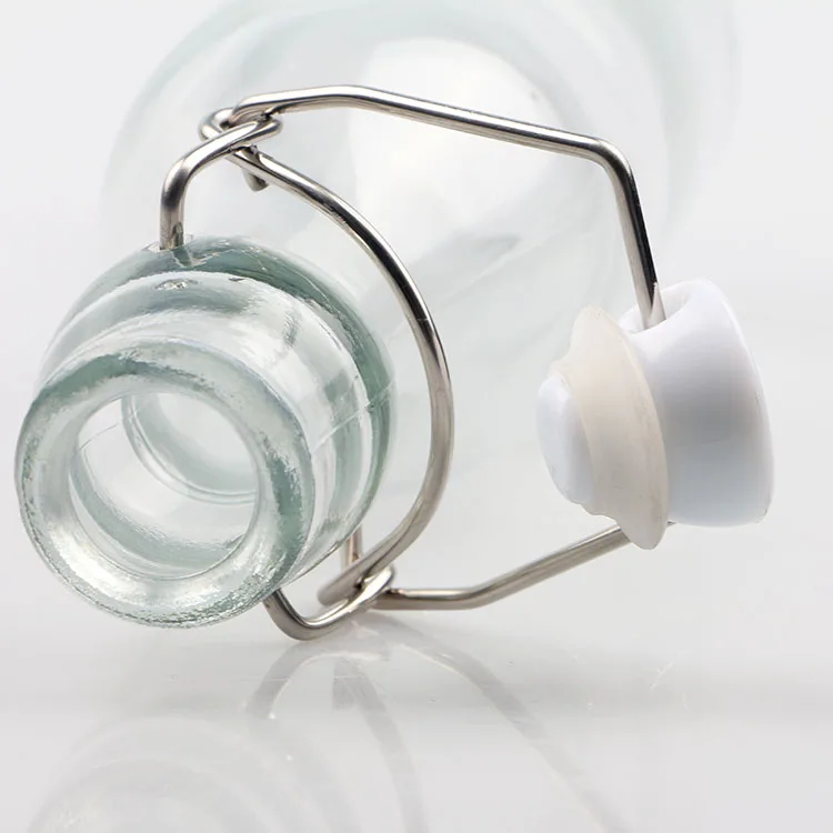 20 Bottiglie Vetro 1000ml Con Tappo Bianco - Bottiglie Succhi E Frullati Riutilizzabili - Foto 4