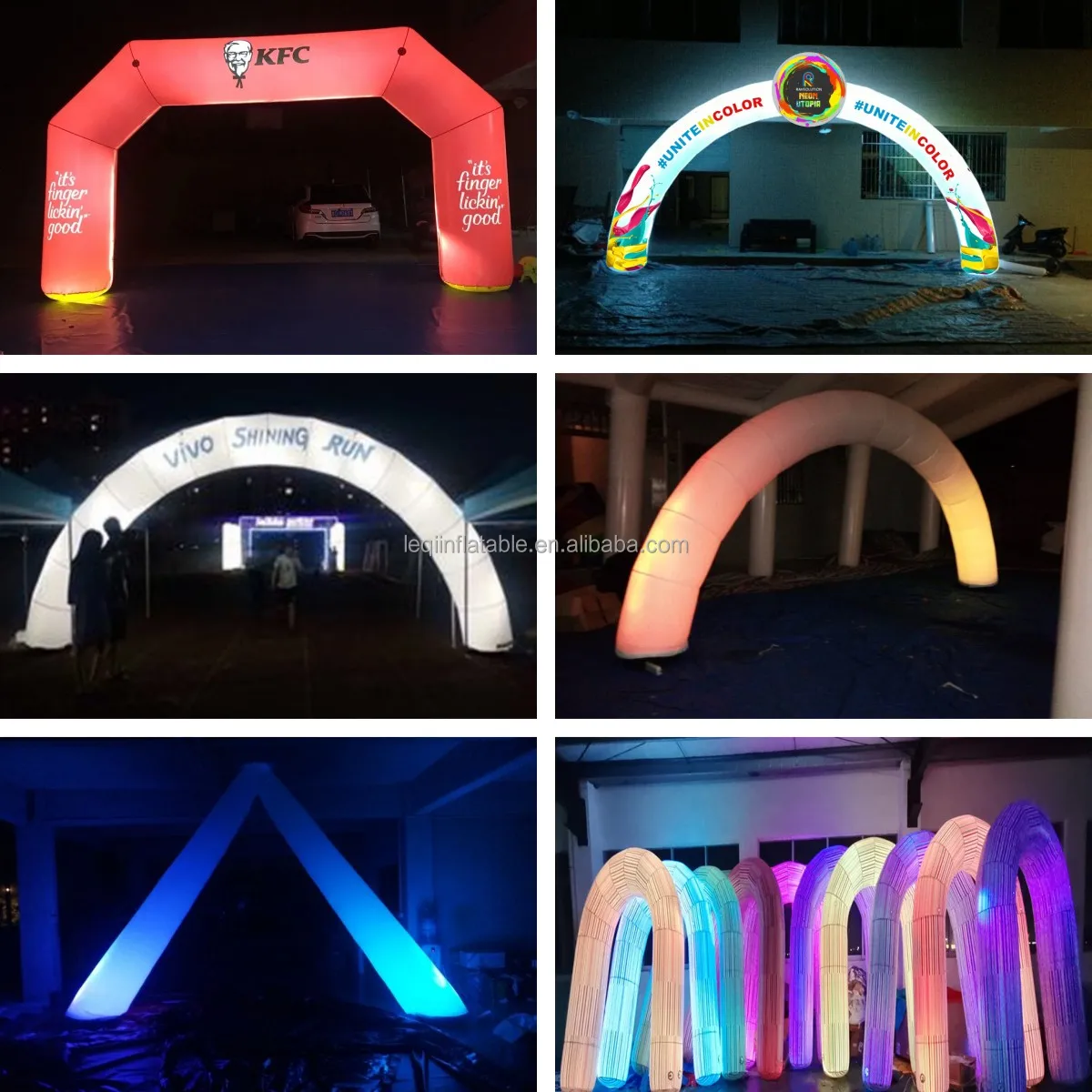 Outdoor Advertising Cartoon Character Kitty Cat Inflatable Arch ...