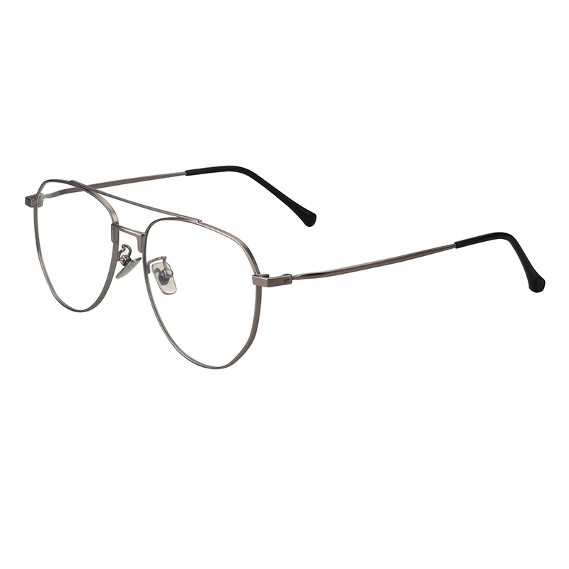 Latest High Quality Customizable Men's Gold Round Metal Glasses Frames Classic Style with Durable Alloy Material