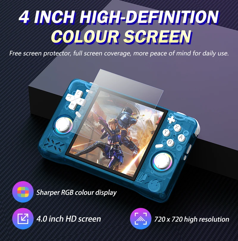 2025 XF40H Handheld Arcade Gaming Console - 1280*720 Resolution