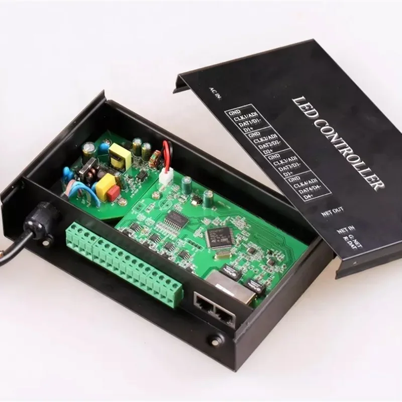 H802RA Art-Net LED Slave Controller 4096 Pixels WS2811 WS2812 Strip Light Pixel LED Controller DMX512 DMX Artnet Controller