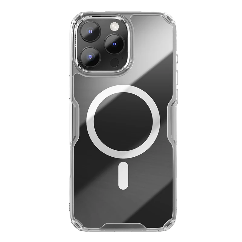 Nillkin Nature TPU Pro Magnetic Case for iPhone 15 Pro Max | Nillkin Case for Iphones 16 - 16 Pro Max | Nillkin Nature TPU Pro Magnetic Case for iPhone 15 Pro Max | Nillkin