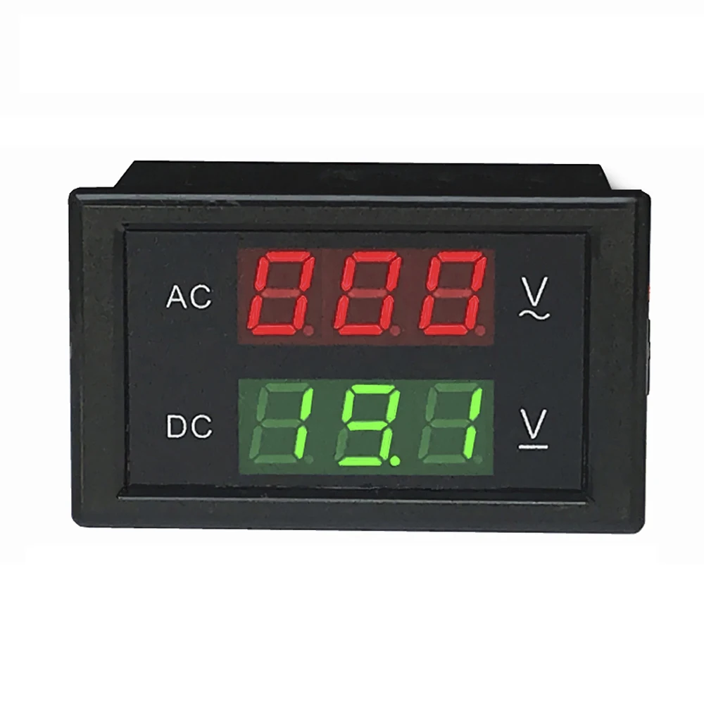 Wholesale Voltmètre AC 130-250V cc 0-99.9V, panneau de test, double  affichage numérique LED, moniteur de tension AC et DC From m.alibaba.com