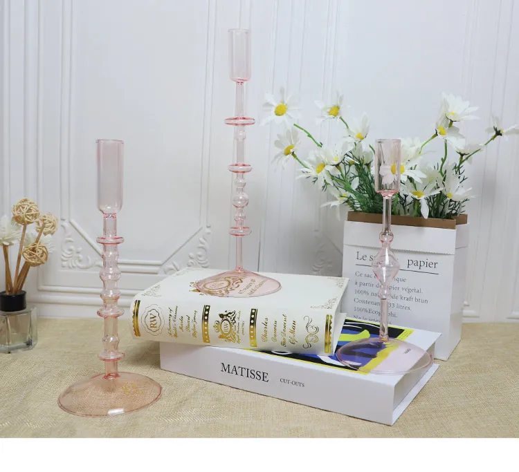 Candlesticks for Pillar Candle Tea Light Functional Table Christmas Decoration for Home Deco, Wedding, Party - White Marble supplier