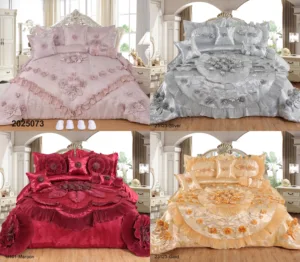 Luxurious Bedding for Wedding Quilt Sets for Bedroom Decoration. Factory Wholesale. 2026 Latest Design Bedding Sets.