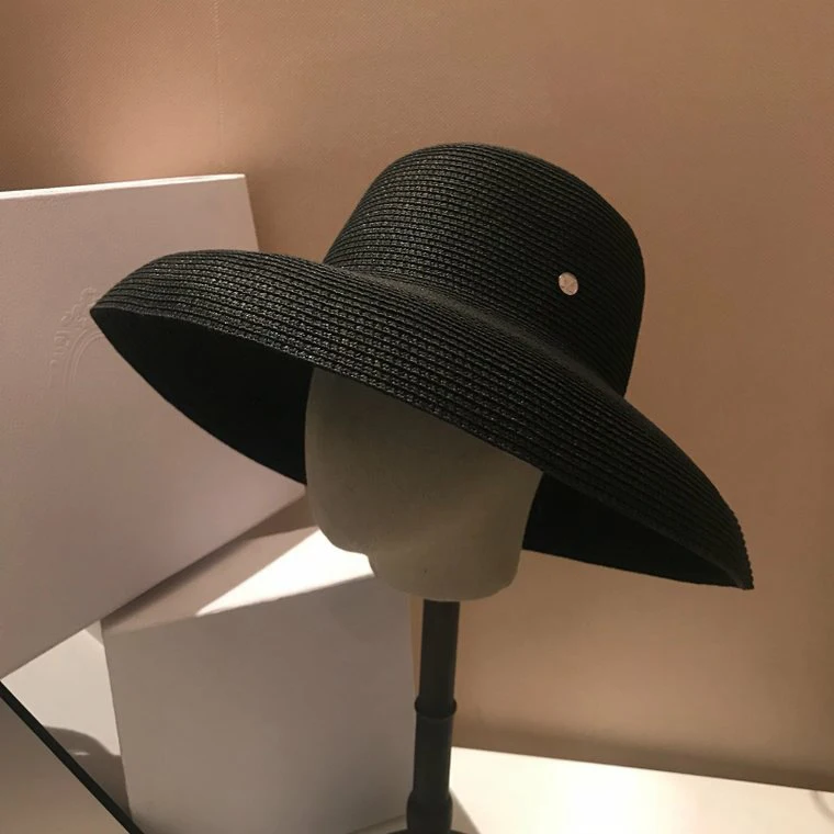 French Hepburn Oversized Wide Brim 