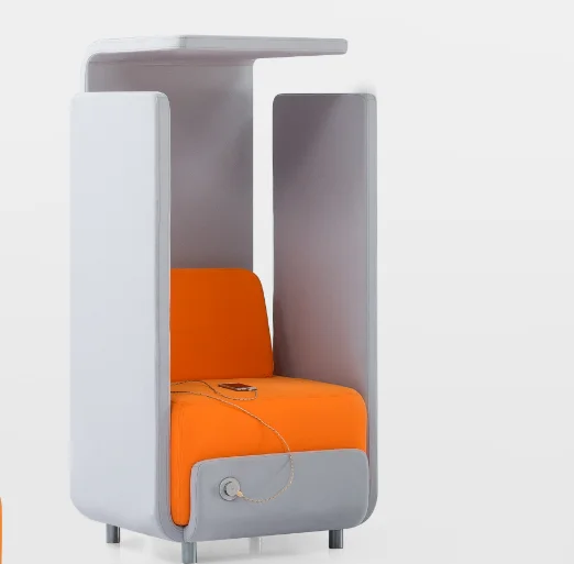 Four Seats Modern New Model Sofa Sets Artist High Back School Chair Single Reading Room Isolation VIP Room Sofa