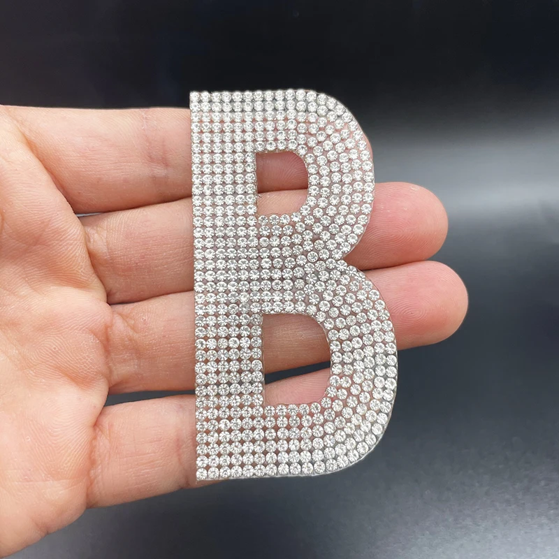 2021 New Arrival Hot Glue Patch Crystal Applique Iron On Transfer