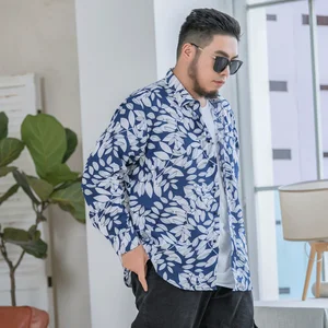 Favourite High-Quality Wholesale Floral Shirts for Men Custom Printing and Large Size Long Sleeves