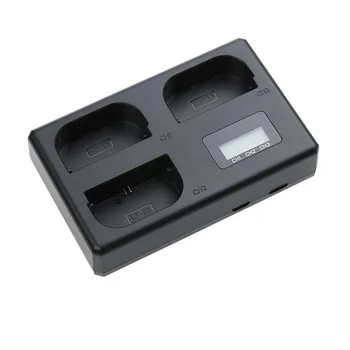 FB LP-E6 Lp-E6N USB Charging Intelligent LCD Triple Charger for Canon EOS 5DS R5D Mark III 3 5d Mark Iii 6d 7d 60d 60da 70d