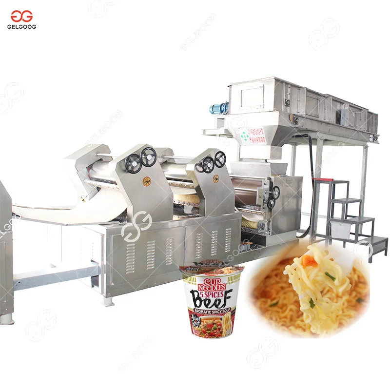 Automatic Processing Line Instant Cup Noodle Making Fried Instant Noodles Manufacturing Plant