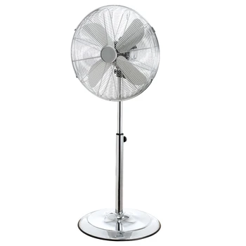18'' 16'' Industrial Electric Standing Fan With full metal construction Industrial Chrome Metal Fan
