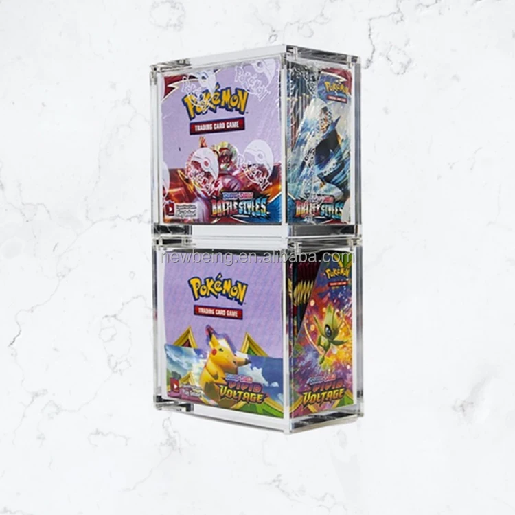 Hot Sale Pokemon Booster Box Crown Zenith Theme Deck Box Pokemon Acrylic