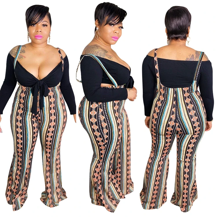 Women Clothing Bell Bottom Flare Pants 