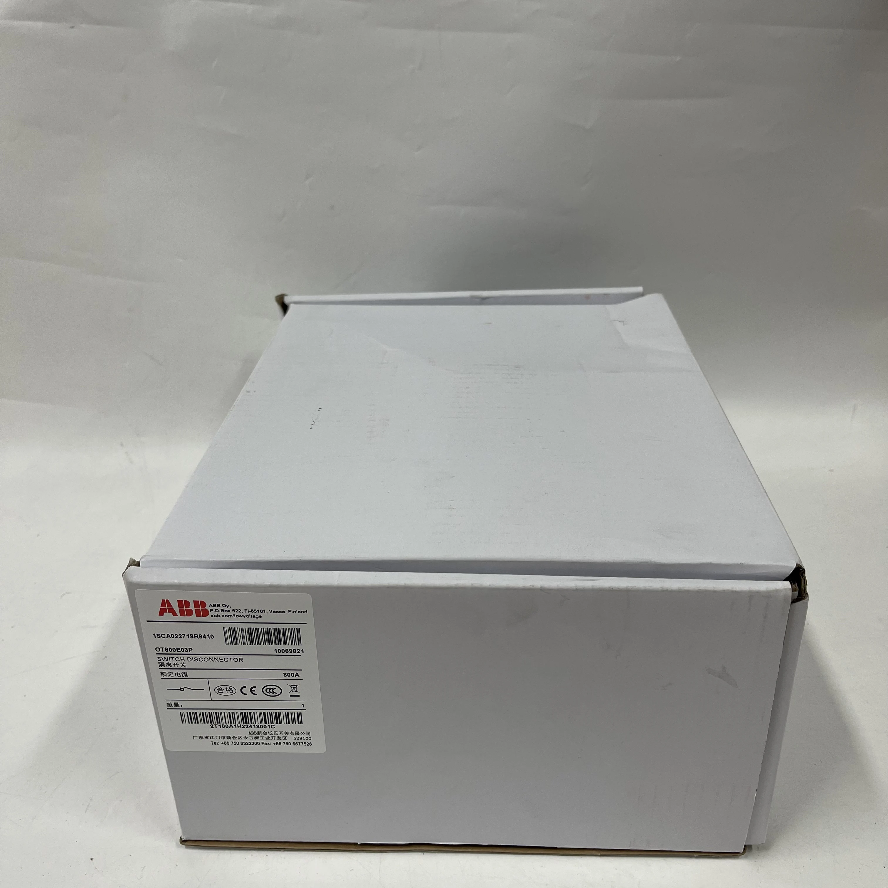 ABB Switch Disconnector OT800E03P 1SCA022718R9410