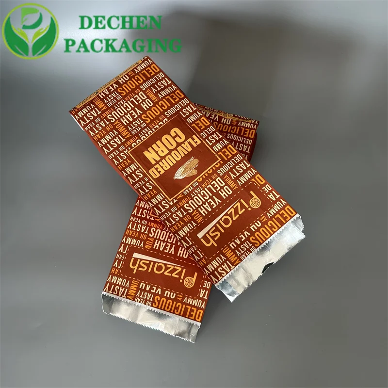 Printedfoilbags White Aluminum Foil Bag High Quality Fried Chicken Packaging Bags