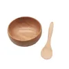 yellow bamboo bowl set