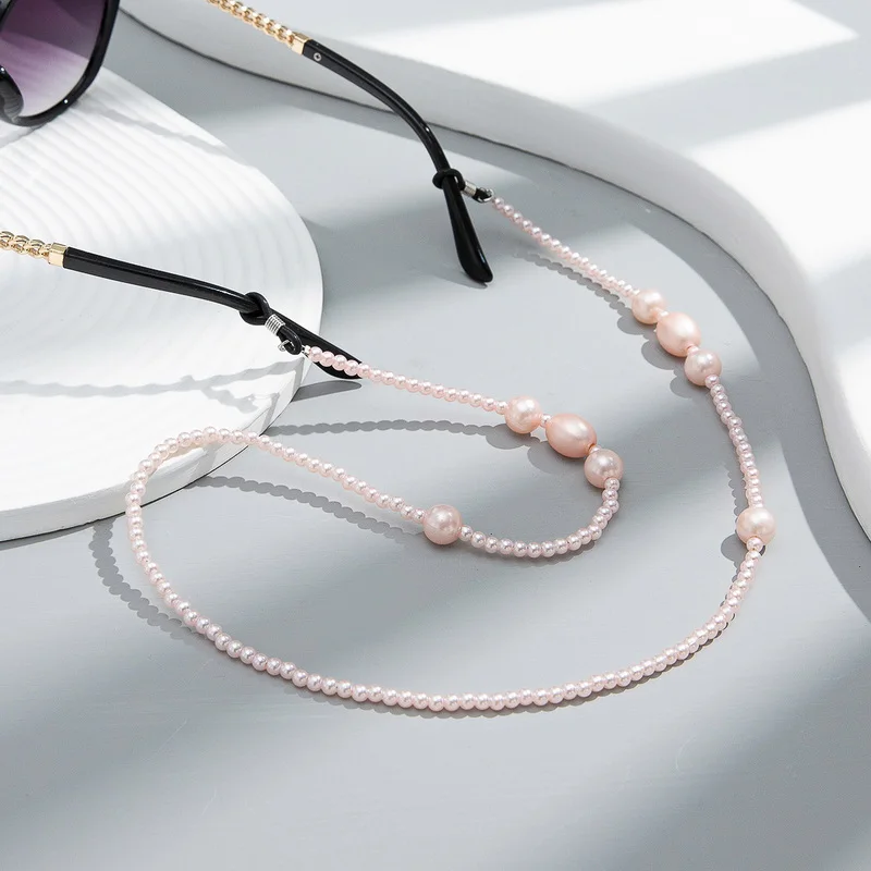 Цепочка для солнцезащитных очков ручной работы, жемчужные шнуры, Лидер продаж, цепочка для очков с жемчугом, цепочка для солнцезащитных очков