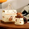 Wow, caja portátil de oso lindo