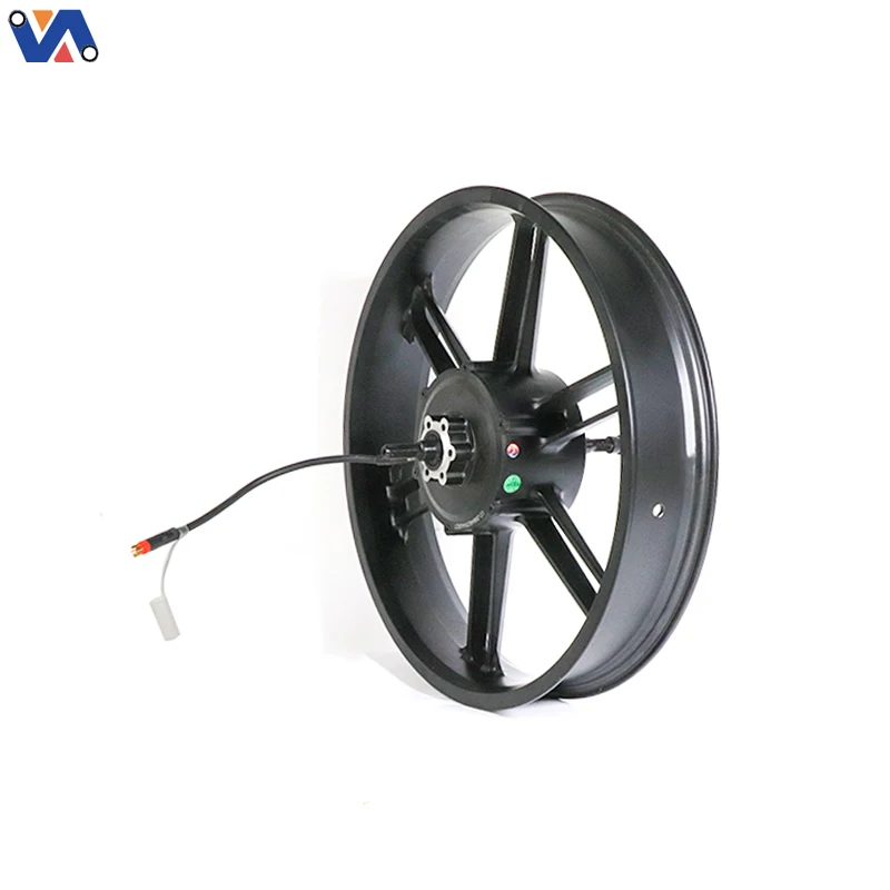 موتور هاب ۴۸ ولتی ۵۰۰ واتی برای دوچرخه‌ی فت‌بایک ۲۰ اینچی — مجموعه‌ی چرخ عقب — خروجی کابل از سمت چپ با پلاگین قرمز GT — جایگزین با گشتاور بالا برای دوچرخه‌های برقی OXV8-27B