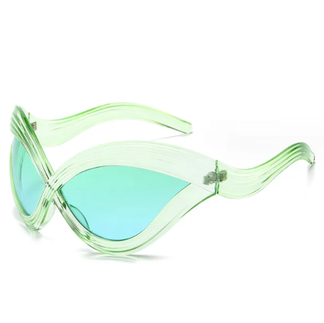 Oversized Cat Eye Sunglasses Polarized UV400 Retro Y2K Fashion Fashion Steampunk Y2k Sunglasses Men Women Oversized Retro  main image 2