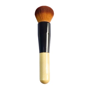 Contouring Blush Brush Convenient Short Handle Loose Powder Makeup Brush Non-absorbent Beauty Tool