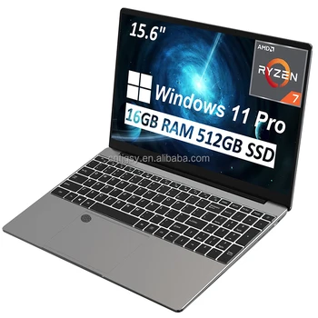Hot Selling 8GB Gaming Business Laptop AMD R 7 5700U 16 Threads 8 Cores IPS Panel English Keyboard Metal Body Octa Core
