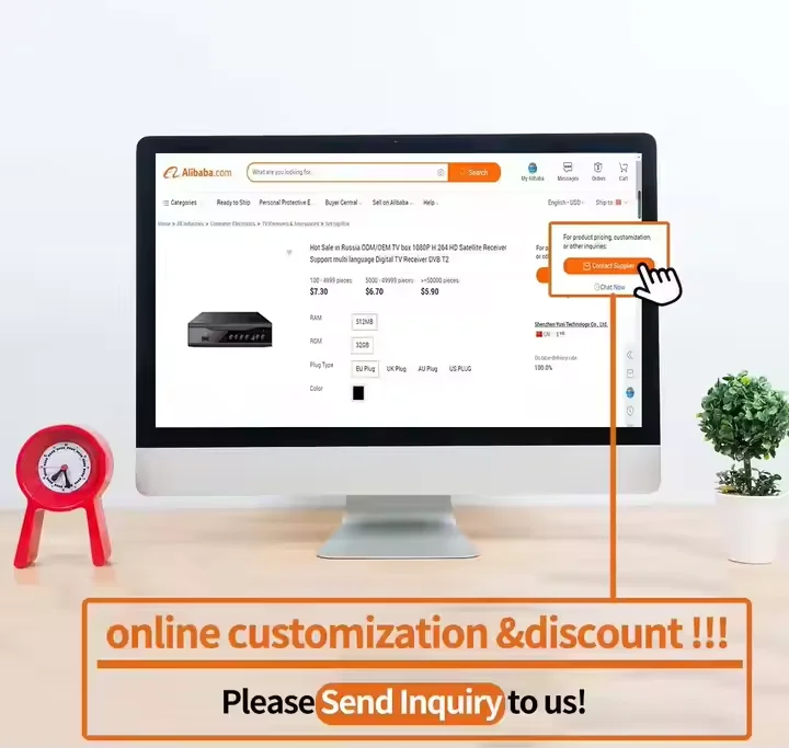 Free Internet Channel Decoder iptv FTA 1080p Dvb T2 for Russian Popular Set-top Boxes