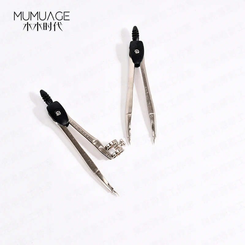 Компас металлический Канцелярский набор из девяти предметов ученик математическая Геометрия офисный измерительный инструмент