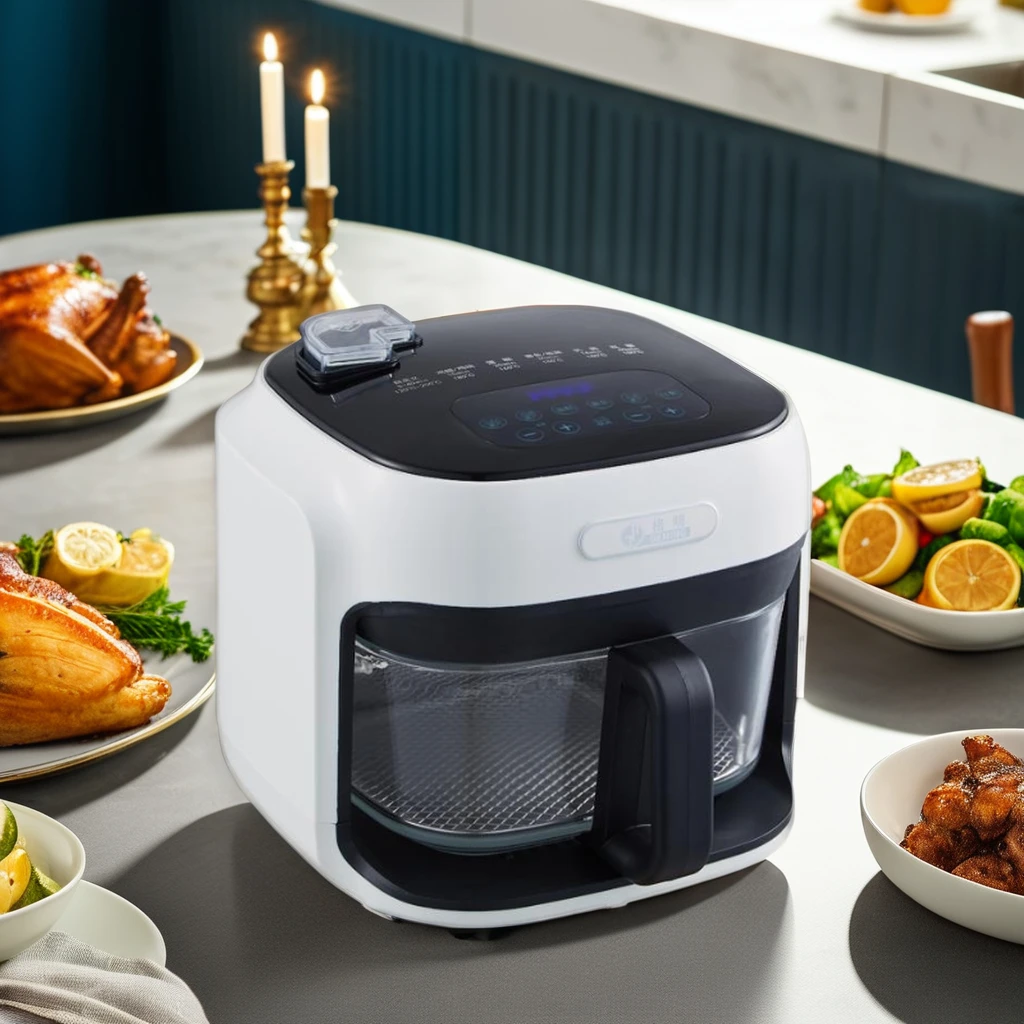 Geming 2025 Modern Digital Control Oil Free Air Fryer 7L Touch Screen Home Appliance wit aperçu 5