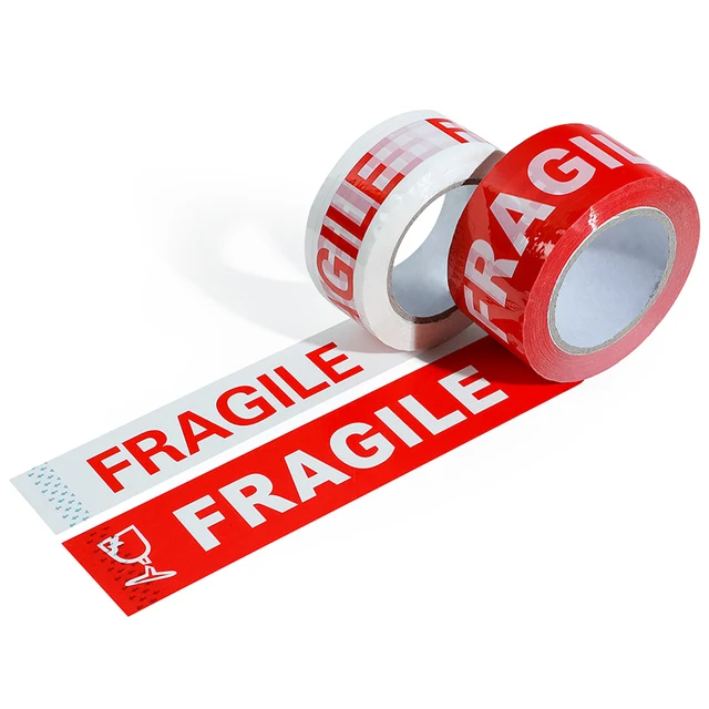Customized Printed Fragile Opp Packaging Tape Jumbo Roll Carton Sealing Bopp Tape