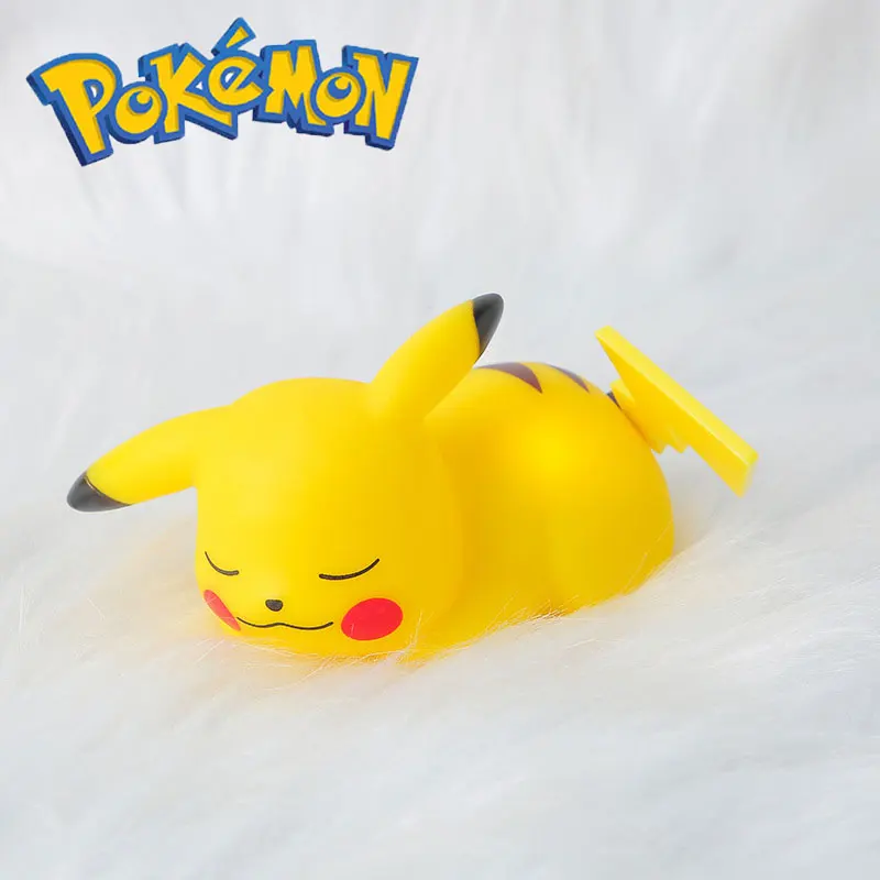 Pokemon Pikachu Action Figure Night Light Anime Cute Lamp For Kids Bedrooms Ornaments Children's