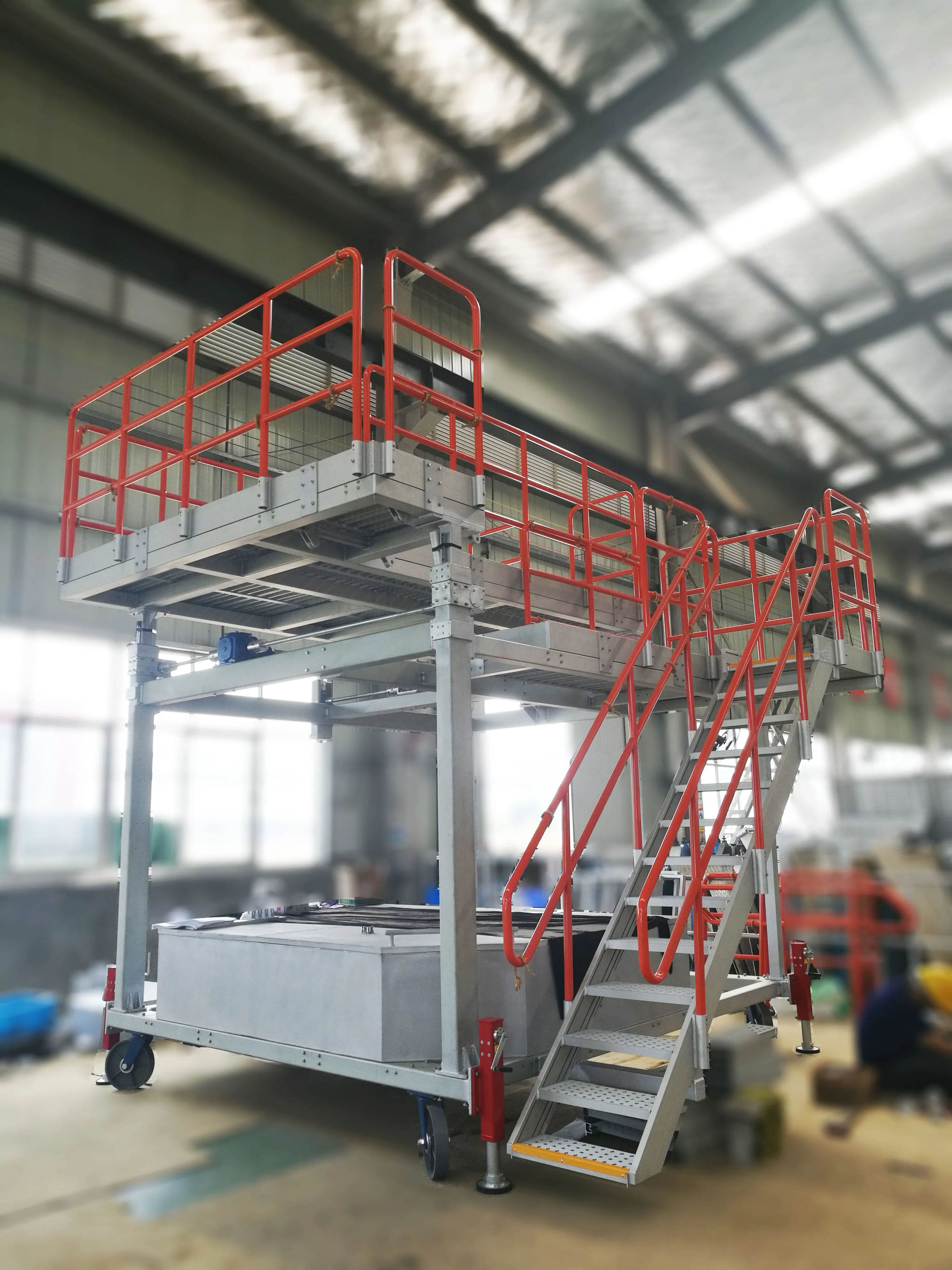 Customized Aluminum Alloy Movable Maintenance Platform Walking Platform ...