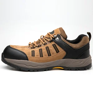 Zstep Road Mate Safety Boots Anti Smash Anti Puncture Steel Toe Breathable Anti slip Cow Suede Leather Industrial