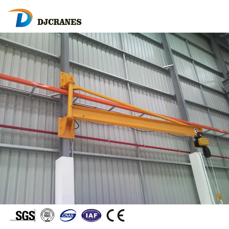 Wall Mounted Jib Crane 1Ton Capacity for Construction Industries with Core Motor Component