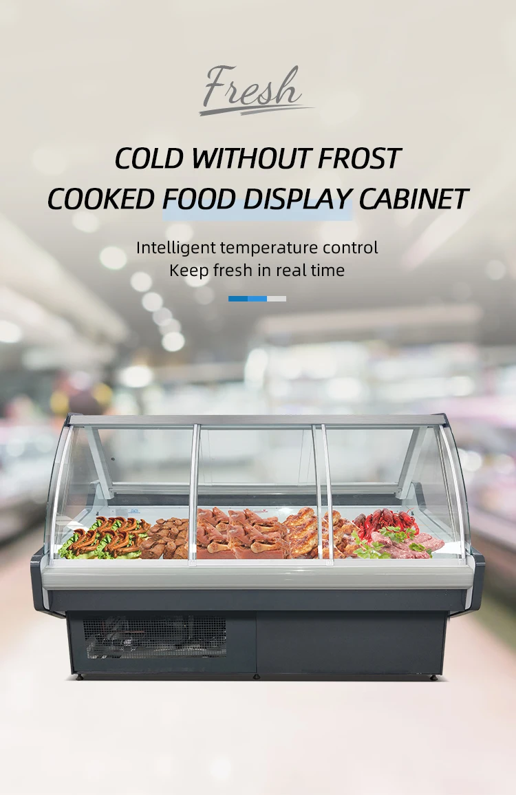Auto Defrosting Cooler Type Deep Fresh Meat Freezers Single Temperature