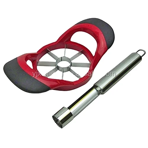 Хит продаж кухонные аксессуары нож из нержавеющей стали для резки фруктов и яблок слайсер с овощечисткой