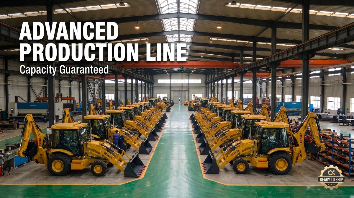 All Terrain 8 Ton Backhoe & Front Loader Wheel Loader Machine with Yuchai Engine Hydraulic System High Efficiency
