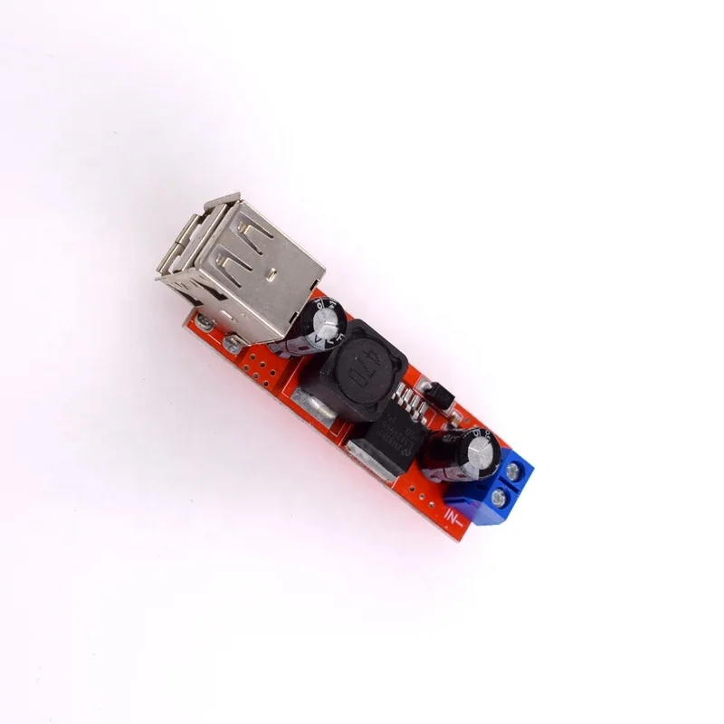 #272 Dual USB вход 6V 40 до 5В, пошаговый модуль источника питания с DC-DC автомобильным зарядным устройством понижающий преобразователь 3A dc понижающий модуль