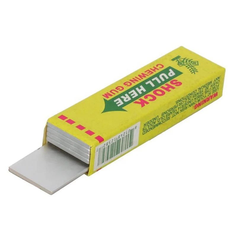 Забавная безопасная шутка шутер Шокирующая игрушка с электрошоком вытягивающая Жевательная головка кляп для жевательной резинки Новинка игрушка предмет для детей