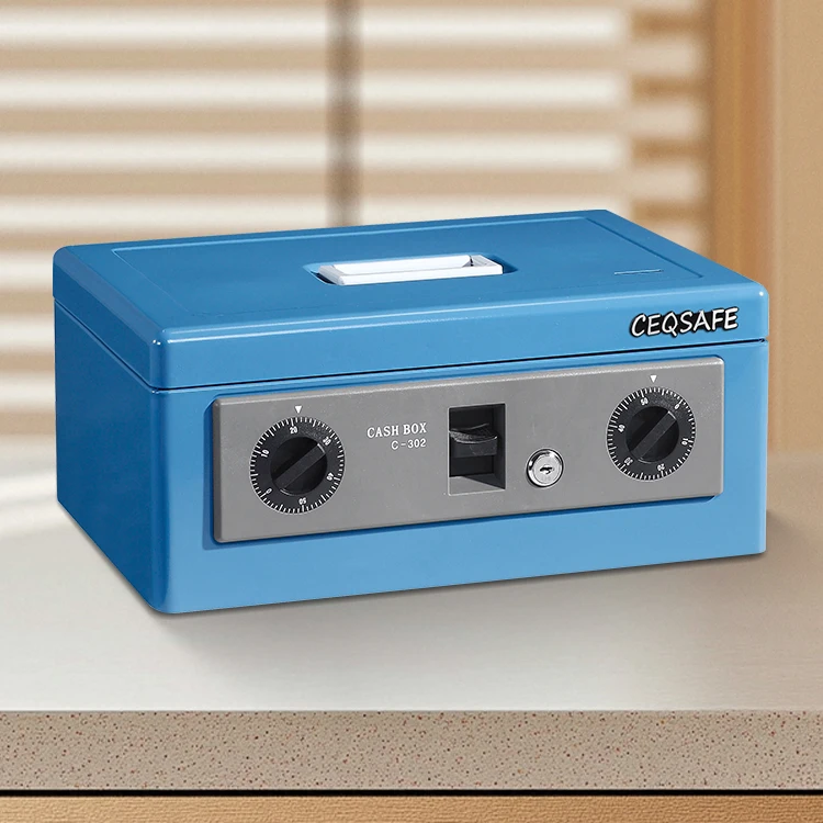 CEQSAFE New Design Metal Iron Safe with Password Protection Modern Cash Box Safe factory