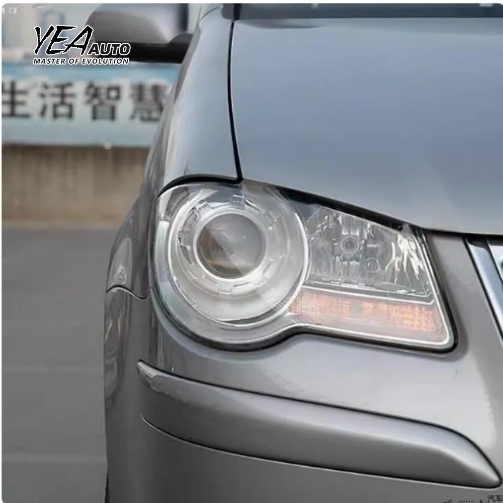 product car headlight glass lampshade cover lens for vw volkswagon touran 2008 2009 2010 head light lens cover-7