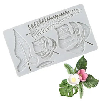 Turtle leaf lavender flamingo shape silicone cake mold parrot fondant mold dry Pez DIY baking tools