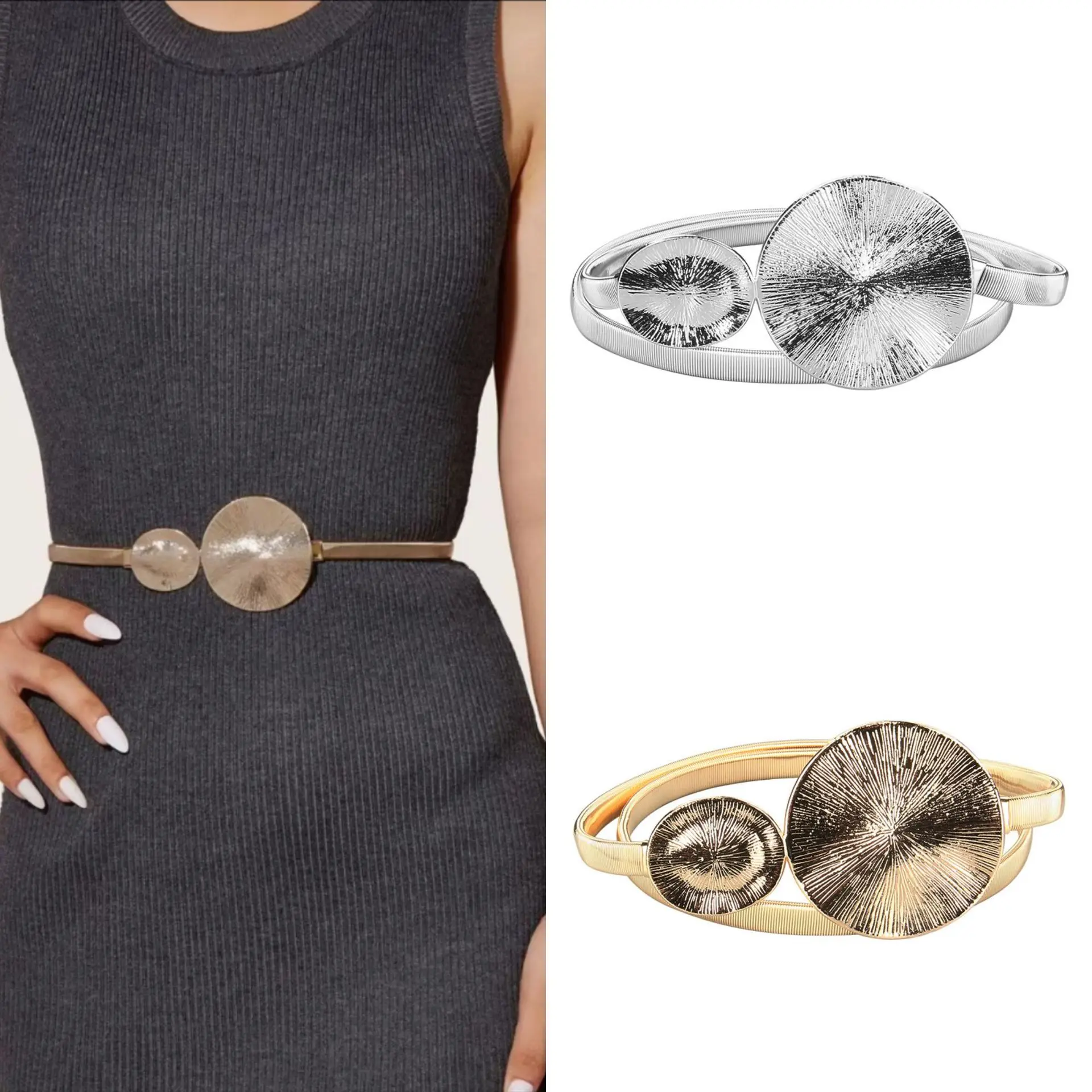 Low Price Leaf Elastic Thin Gold Chain Dress Belt for Ladies Garments|  Alibaba.com
