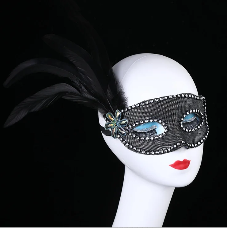 妇女猫女圣诞晚会口罩性感蕾丝化妆舞会舞会万圣节化装舞会服装的眼罩