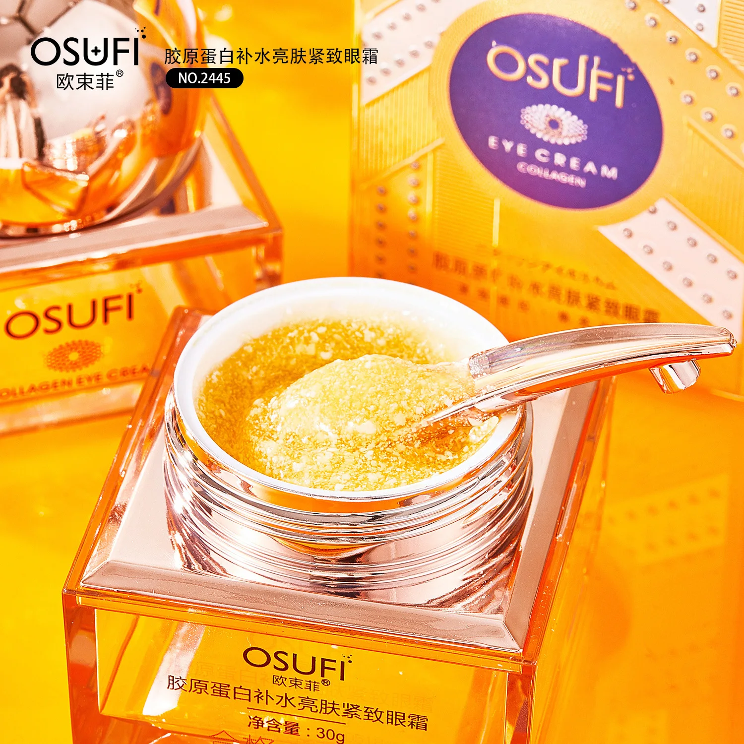 Osufi Collagen Eye Cream Whitening Brightening Dark Circle Eyes Cream